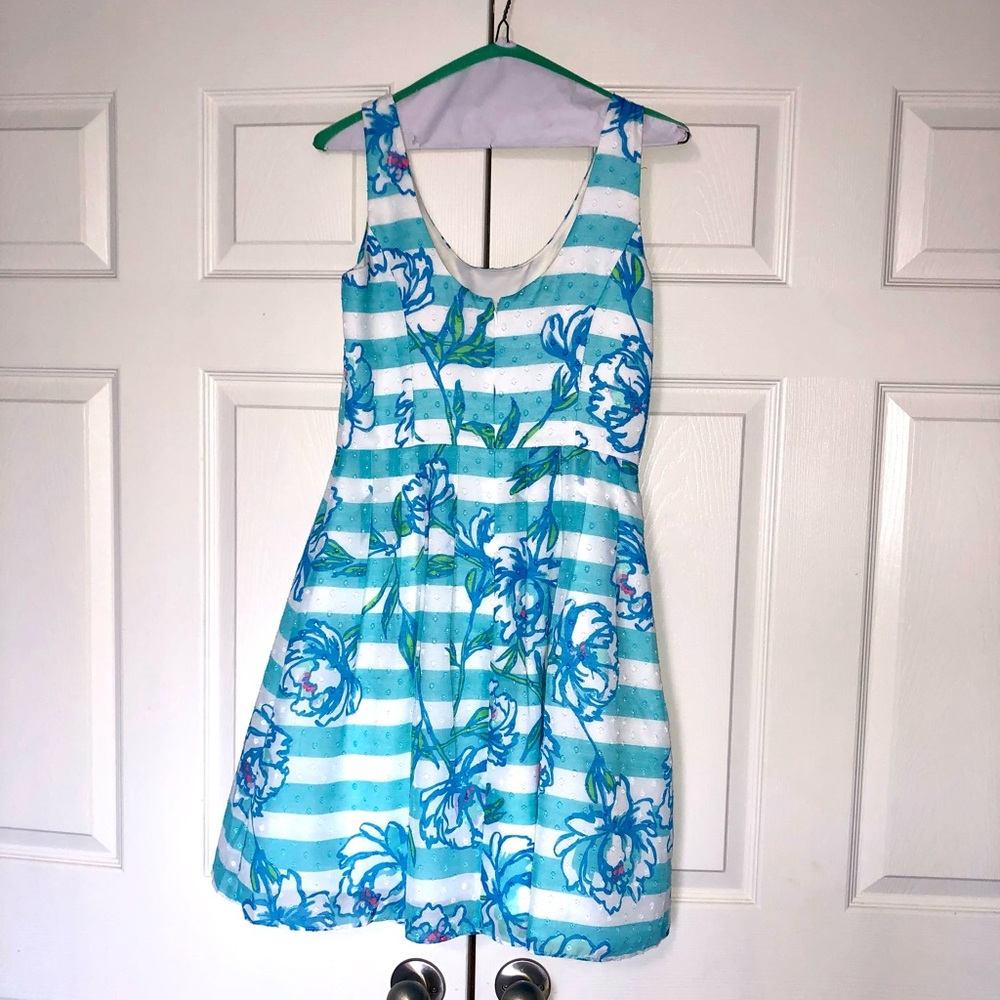 Lilly Pulitzer Posey dress Shorely Blue size 4